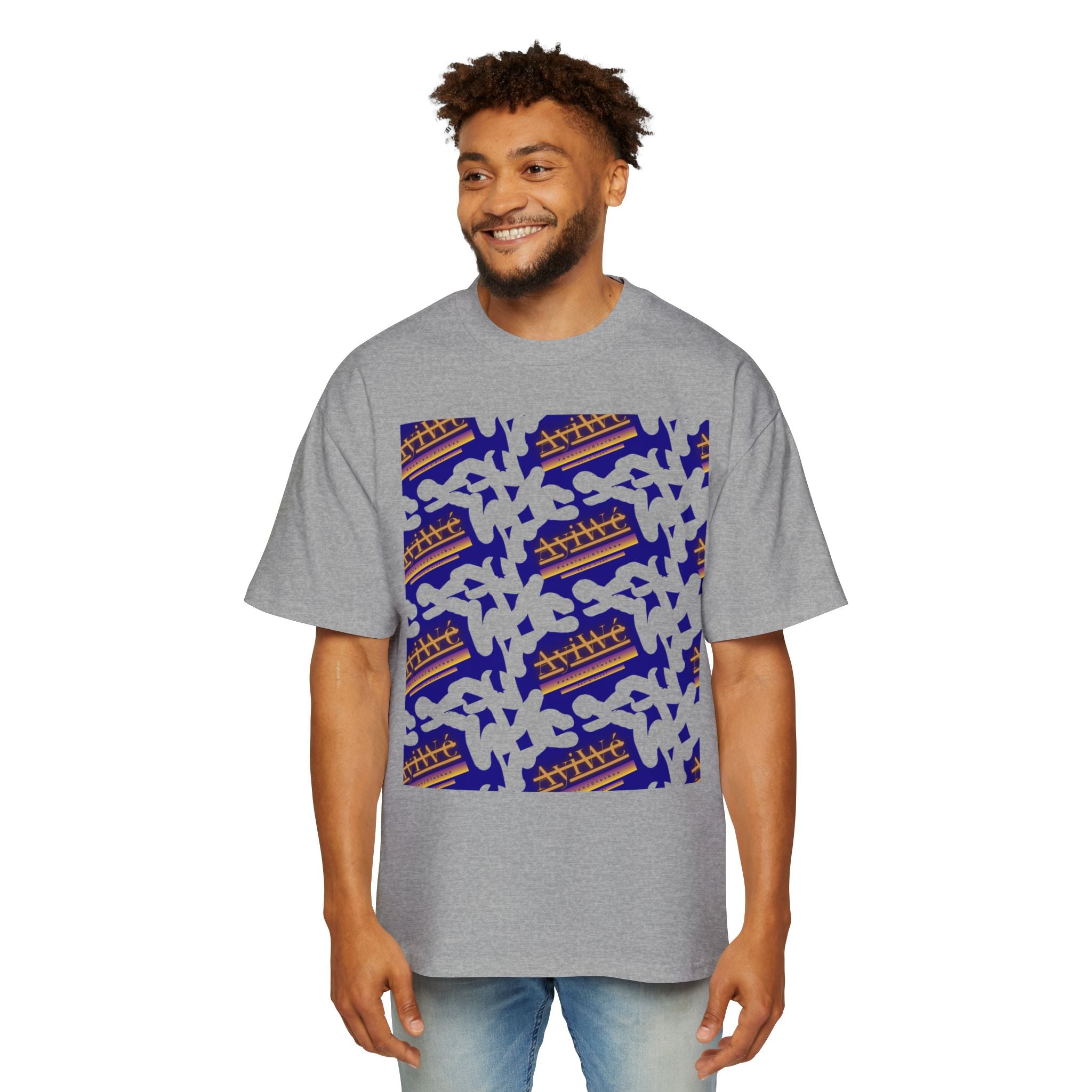 AyiWe06 Men's Heavy Oversized Tee