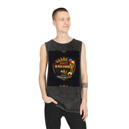 Ht - 07 world cup 2026 Unisex Stonewash Tank Top by AyiWe F&S - AyiWé Fashion & Style