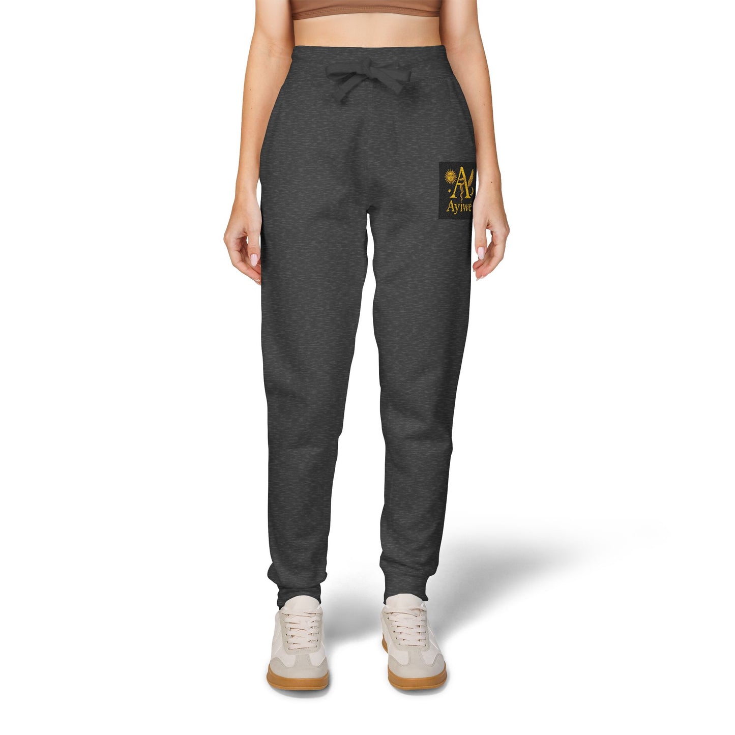 B - One AyiWé Unisex Fleece Sweatpants (Embroidery) - AyiWé Fashion & Style