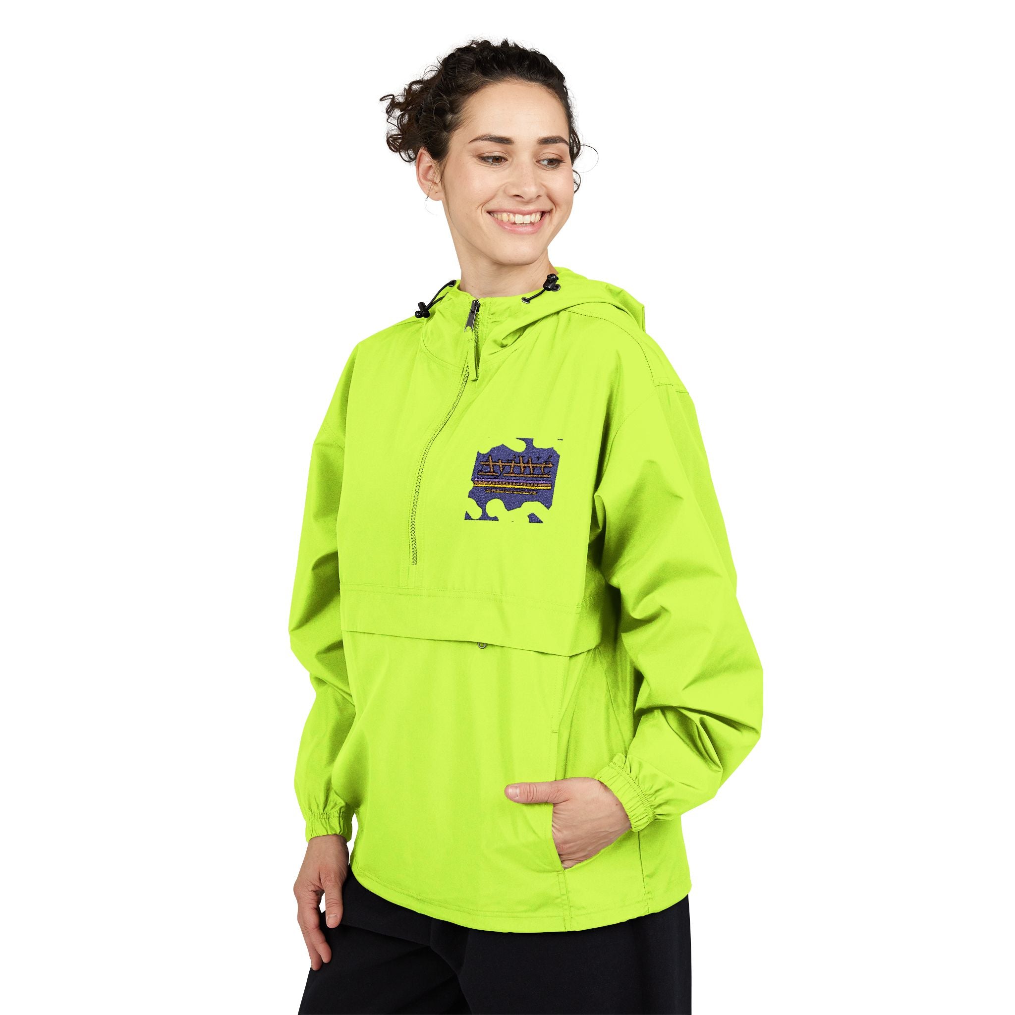AyiWe13-Champion Unisex Packable Anorak Jacket