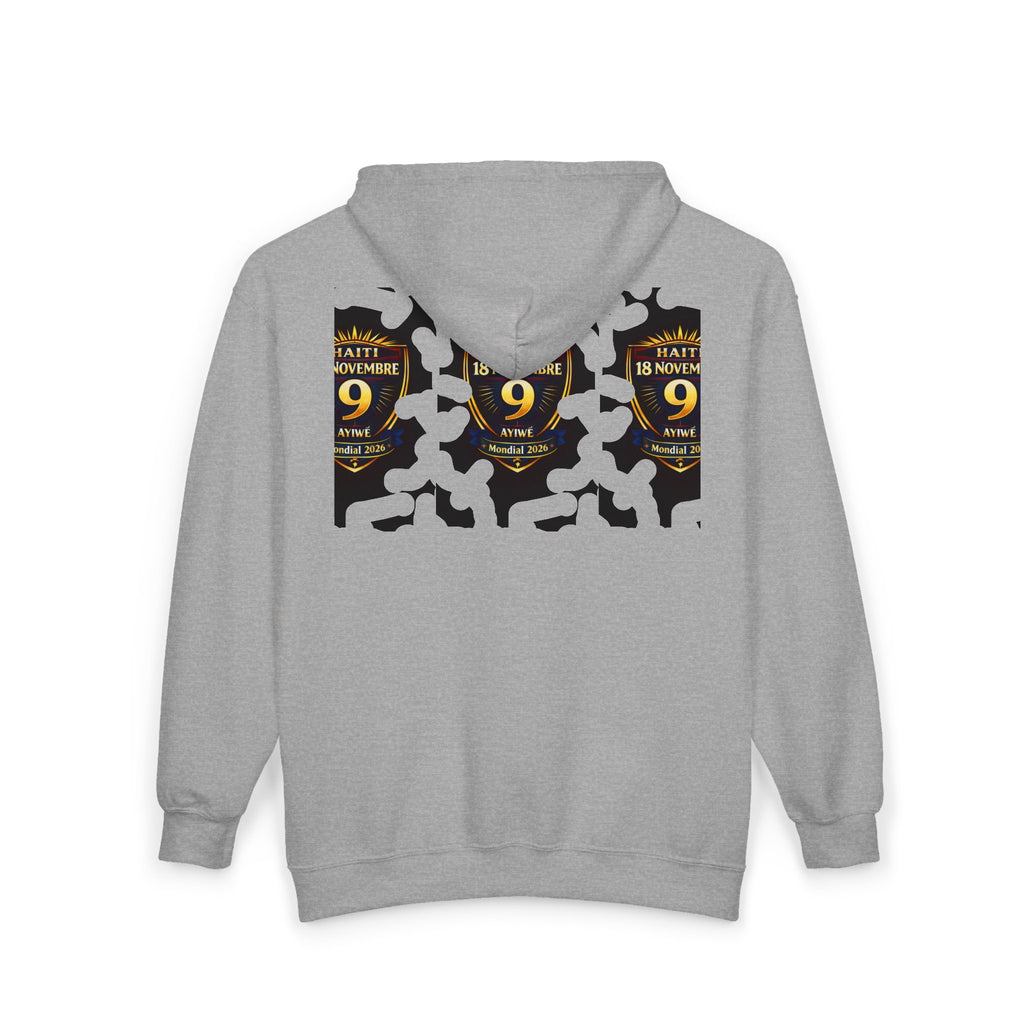 Ayiti18WC - 09G Unisex Heavy Blend™ Full Zip Hooded Sweatshirt by AyiWe F&S - AyiWé Fashion & Style