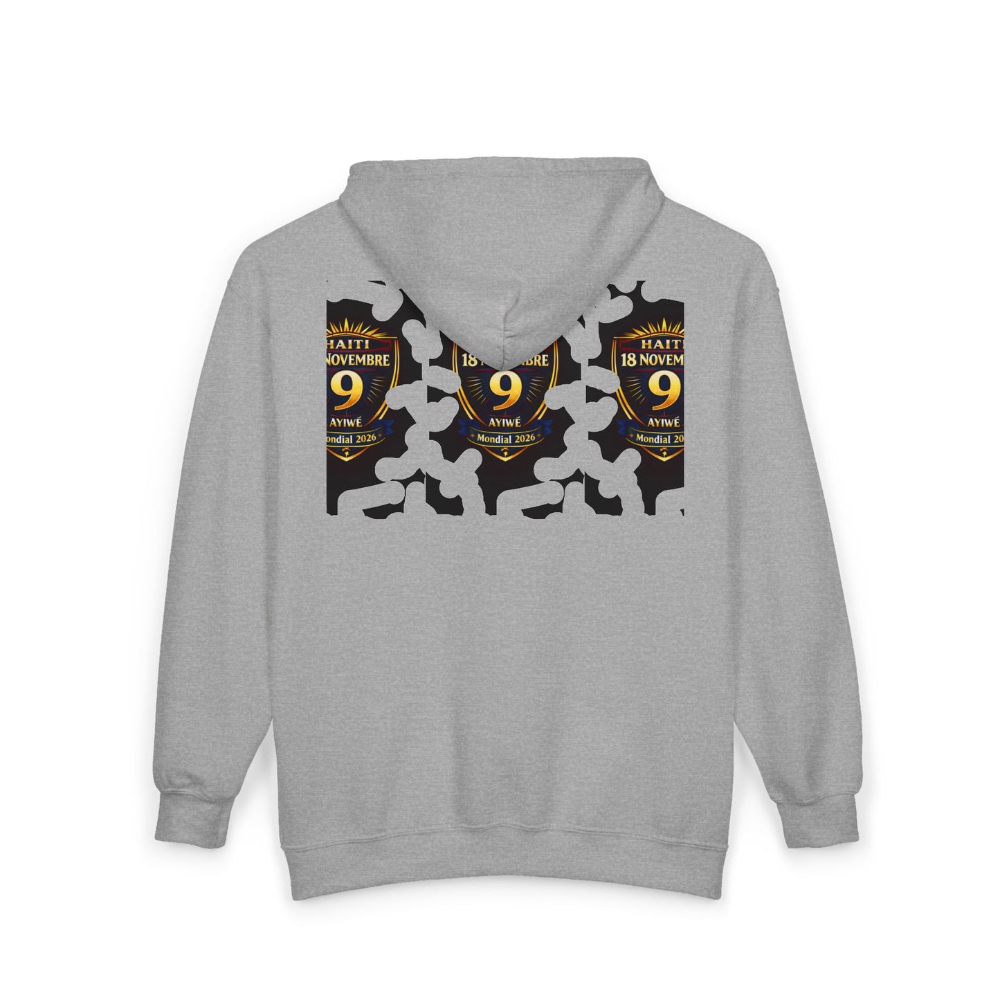 Ayiti18WC - 09G Unisex Heavy Blend™ Full Zip Hooded Sweatshirt by AyiWe F&S - AyiWé Fashion & Style