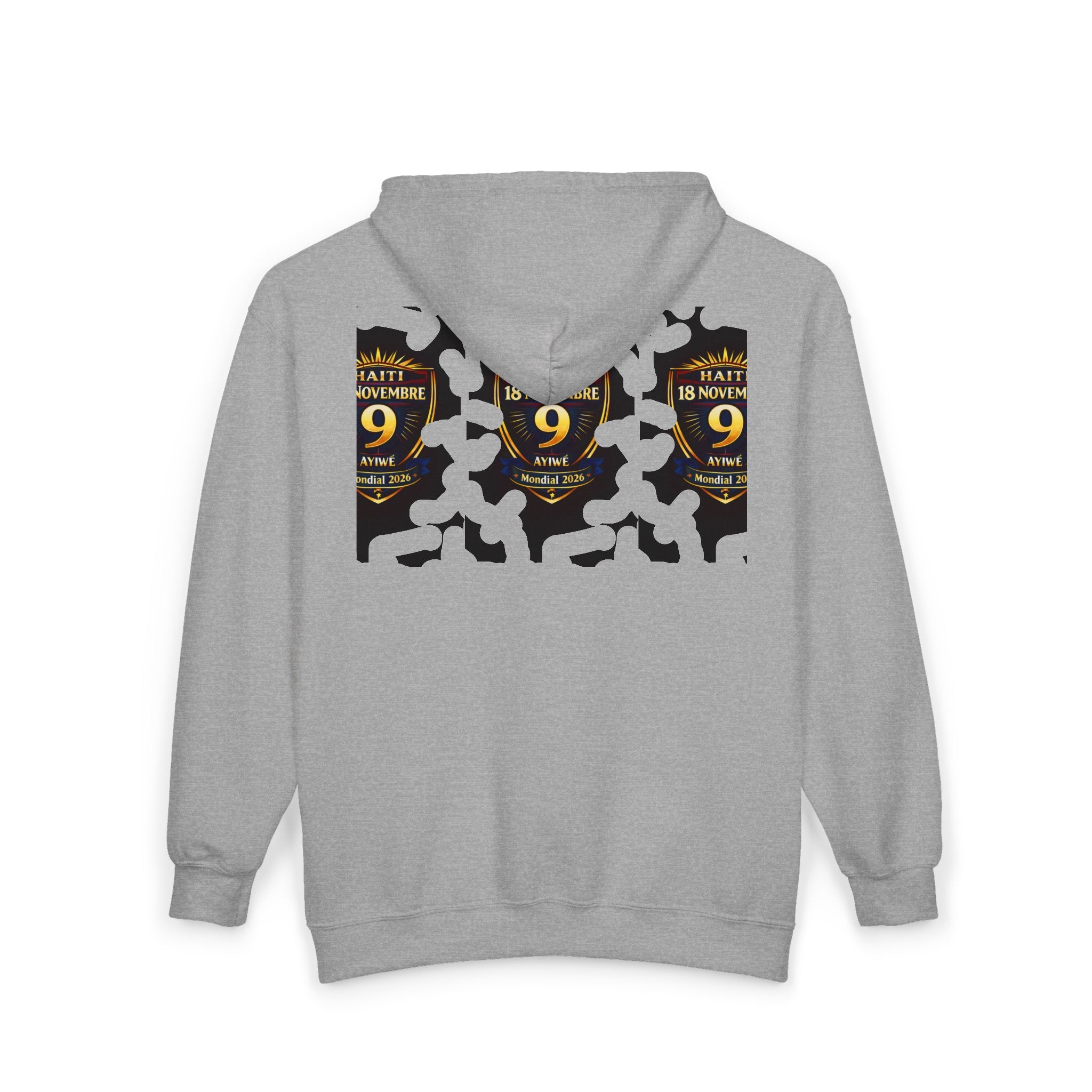 Ayiti18WC - 09G Unisex Heavy Blend™ Full Zip Hooded Sweatshirt by AyiWe F&S - AyiWé Fashion & Style