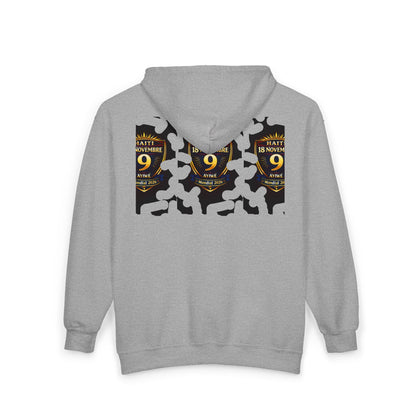 Ayiti18WC - 09G Unisex Heavy Blend™ Full Zip Hooded Sweatshirt by AyiWe F&S - AyiWé Fashion & Style