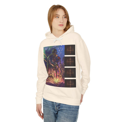 Ayi06 Unisex Lightweight Hooded Sweatshirt. Powered by AyiWe FS