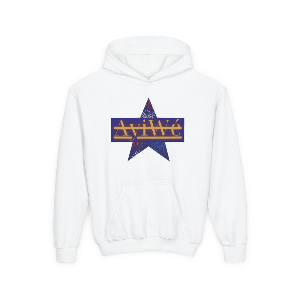 AyiWé Young-1 Youth Heavy Blend Hooded Sweatshirt