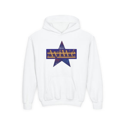 AyiWé Young - 1 Youth Heavy Blend Hooded Sweatshirt - AyiWé Fashion & Style