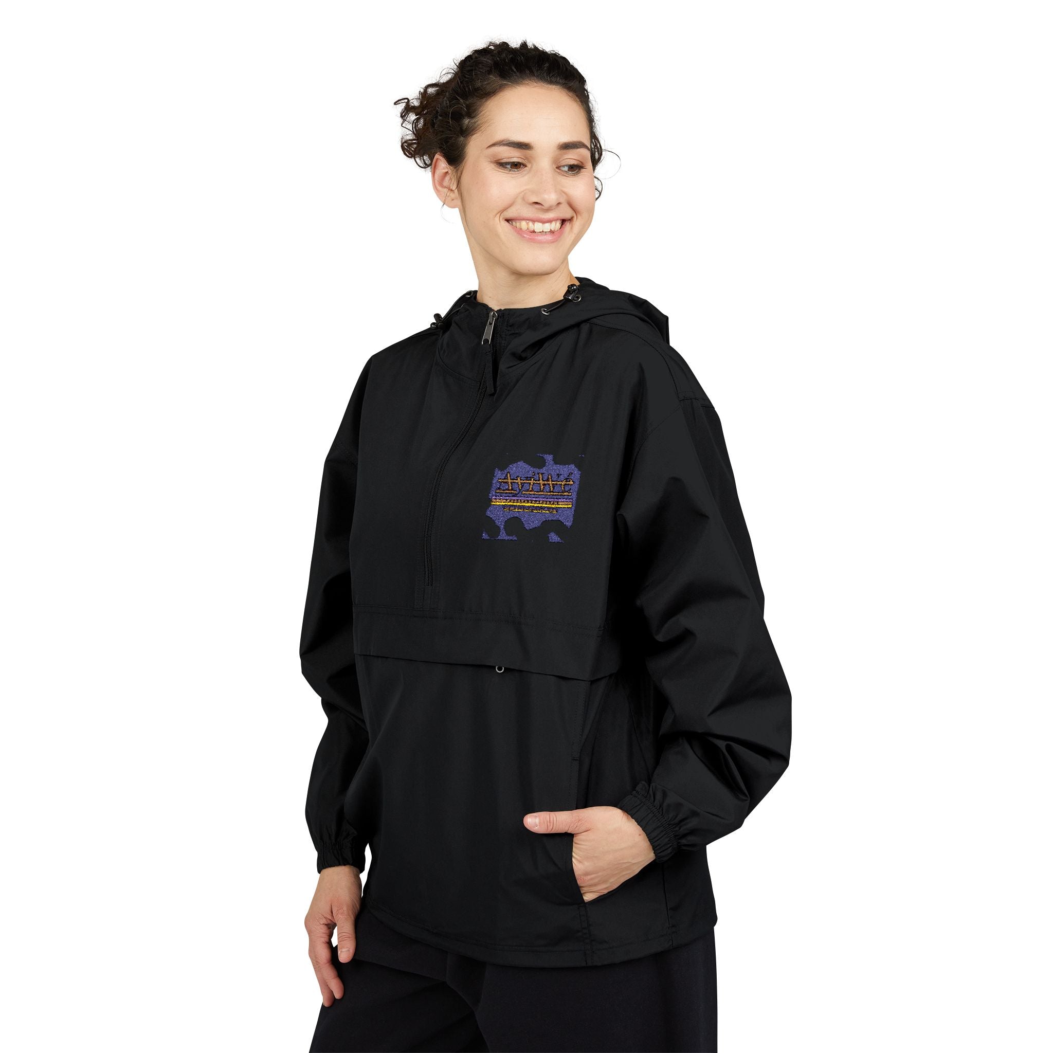 AyiWe13-Champion Unisex Packable Anorak Jacket