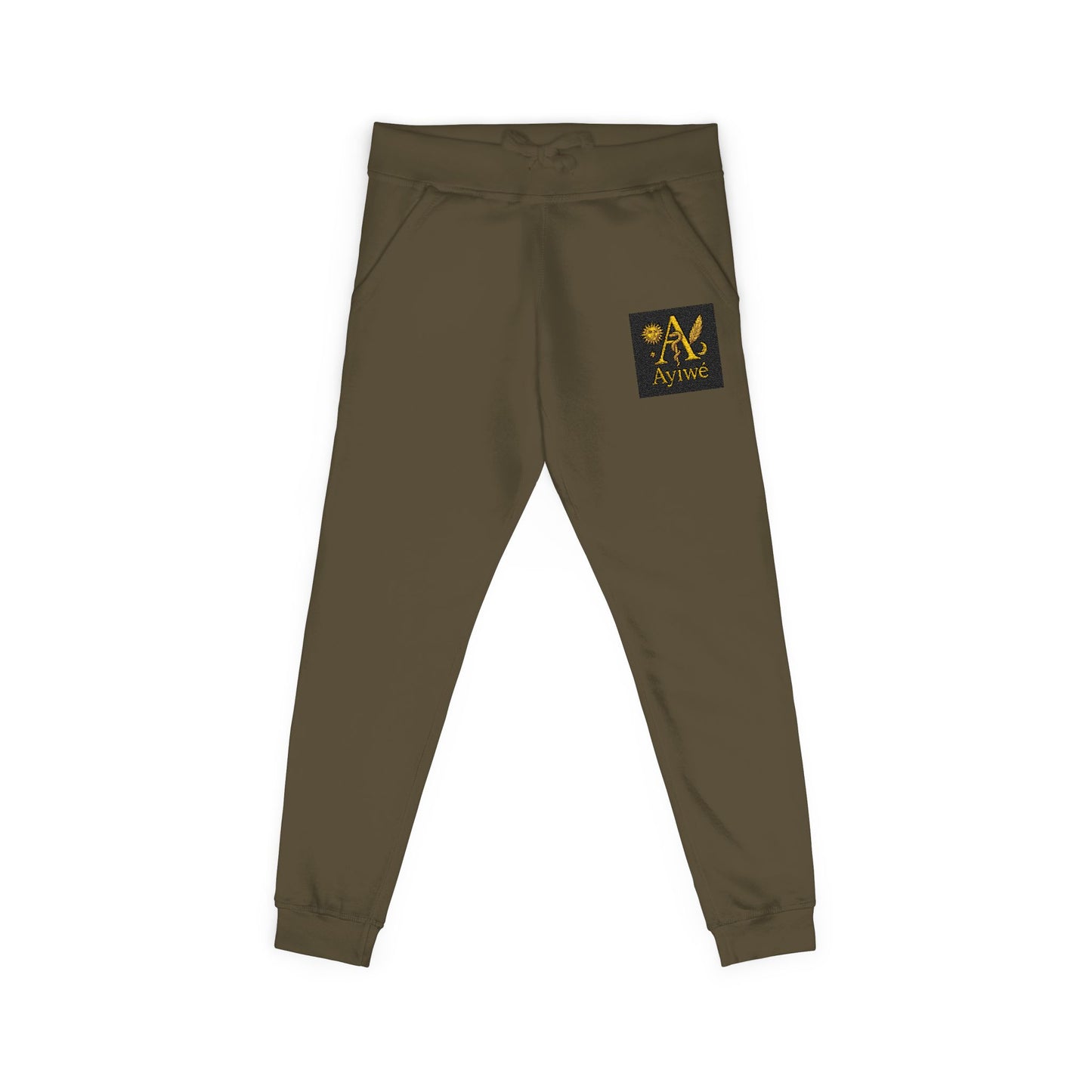 B - One AyiWé Unisex Fleece Sweatpants (Embroidery) - AyiWé Fashion & Style