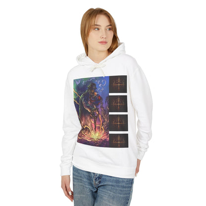 Ayi06 Unisex Lightweight Hooded Sweatshirt. Powered by AyiWe FS