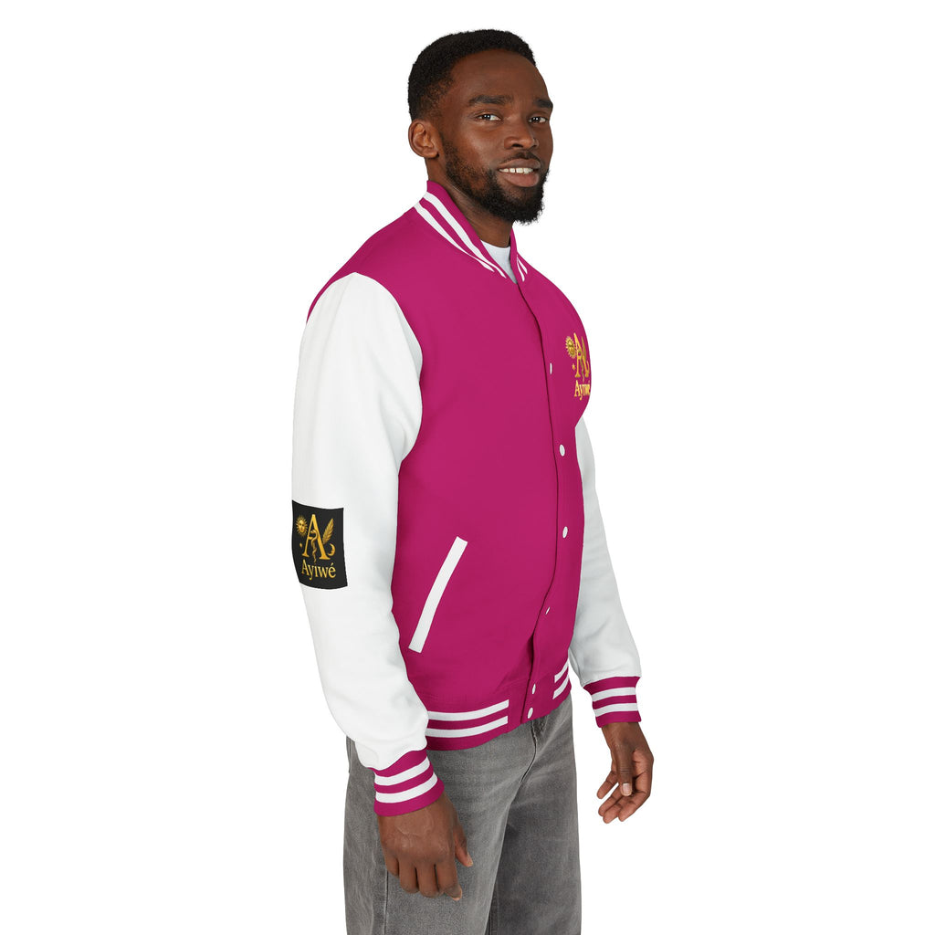 1-A High DegreAyiWé Unisex Heavyweight Letterman Jacket