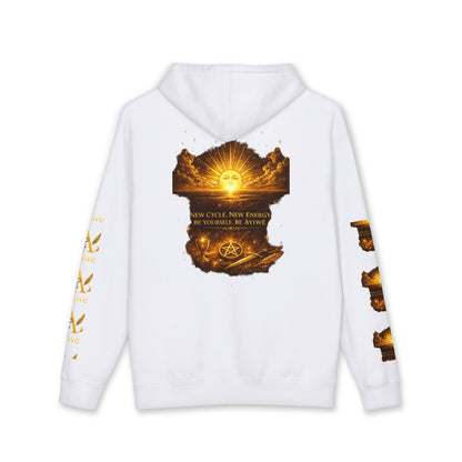 OneSun-Unisex Heavyweight Hooded Sweatshirt. Powered by AyiWe F&S