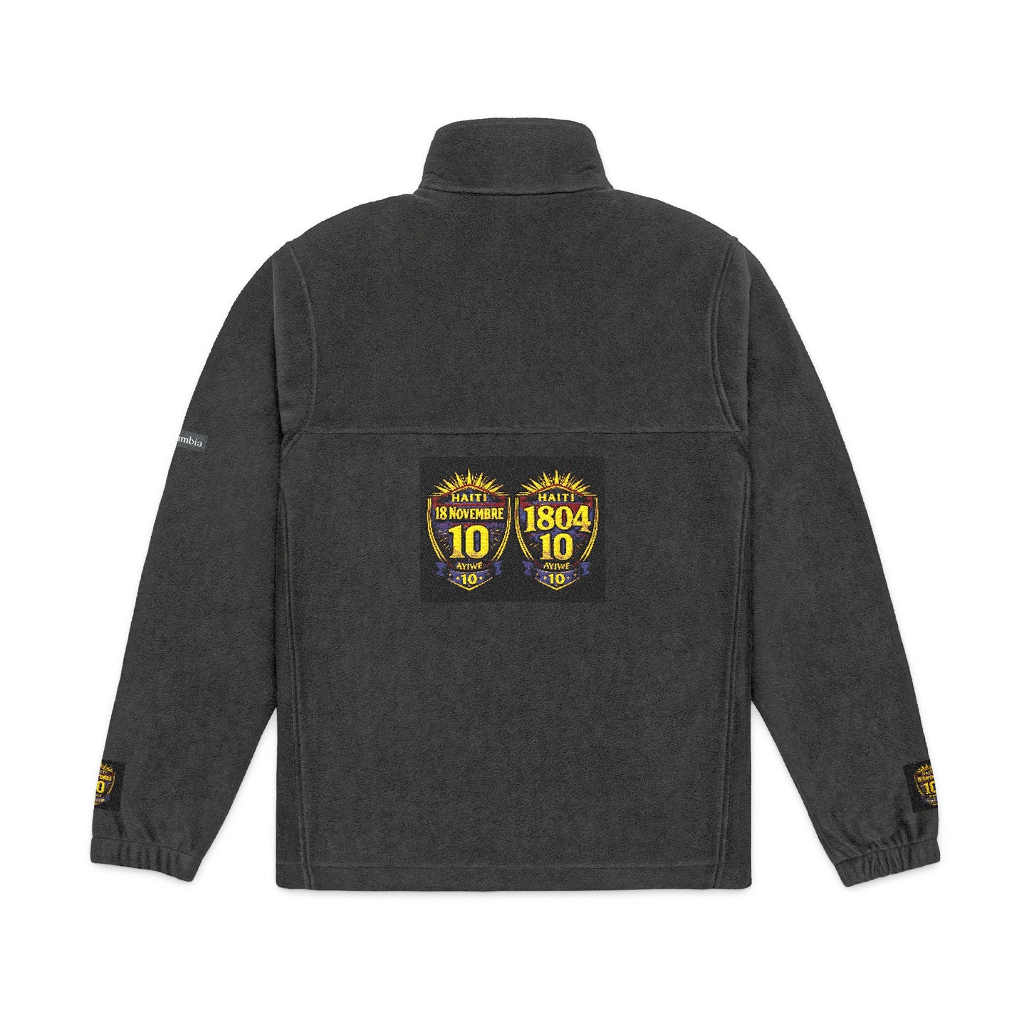 Ht - 2026 Mondial/18Nov Unisex Columbia Fleece Jacket (Embroidery) by AyiWe F&S - AyiWé Fashion & Style