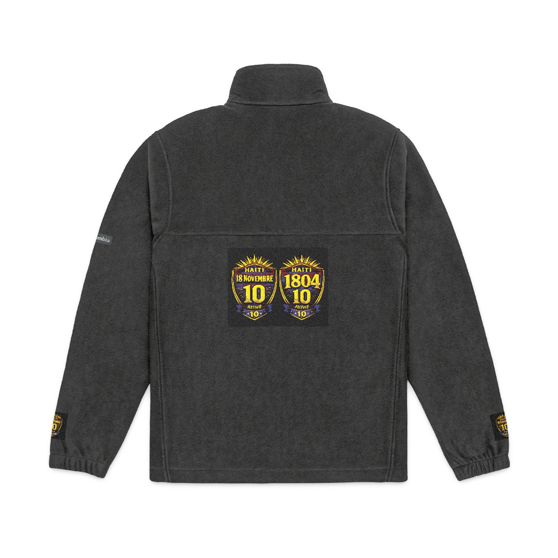 Ht - 2026 Mondial/18Nov Unisex Columbia Fleece Jacket (Embroidery) by AyiWe F&S - AyiWé Fashion & Style