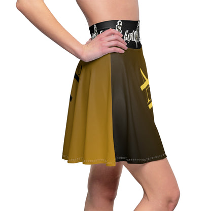 Extra - Latina AyiWé Women's Skater Skirt (AOP) - AyiWé Fashion & Style