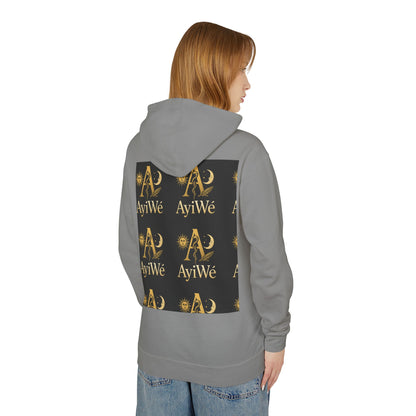 Ayi06 Unisex Lightweight Hooded Sweatshirt. Powered by AyiWe FS