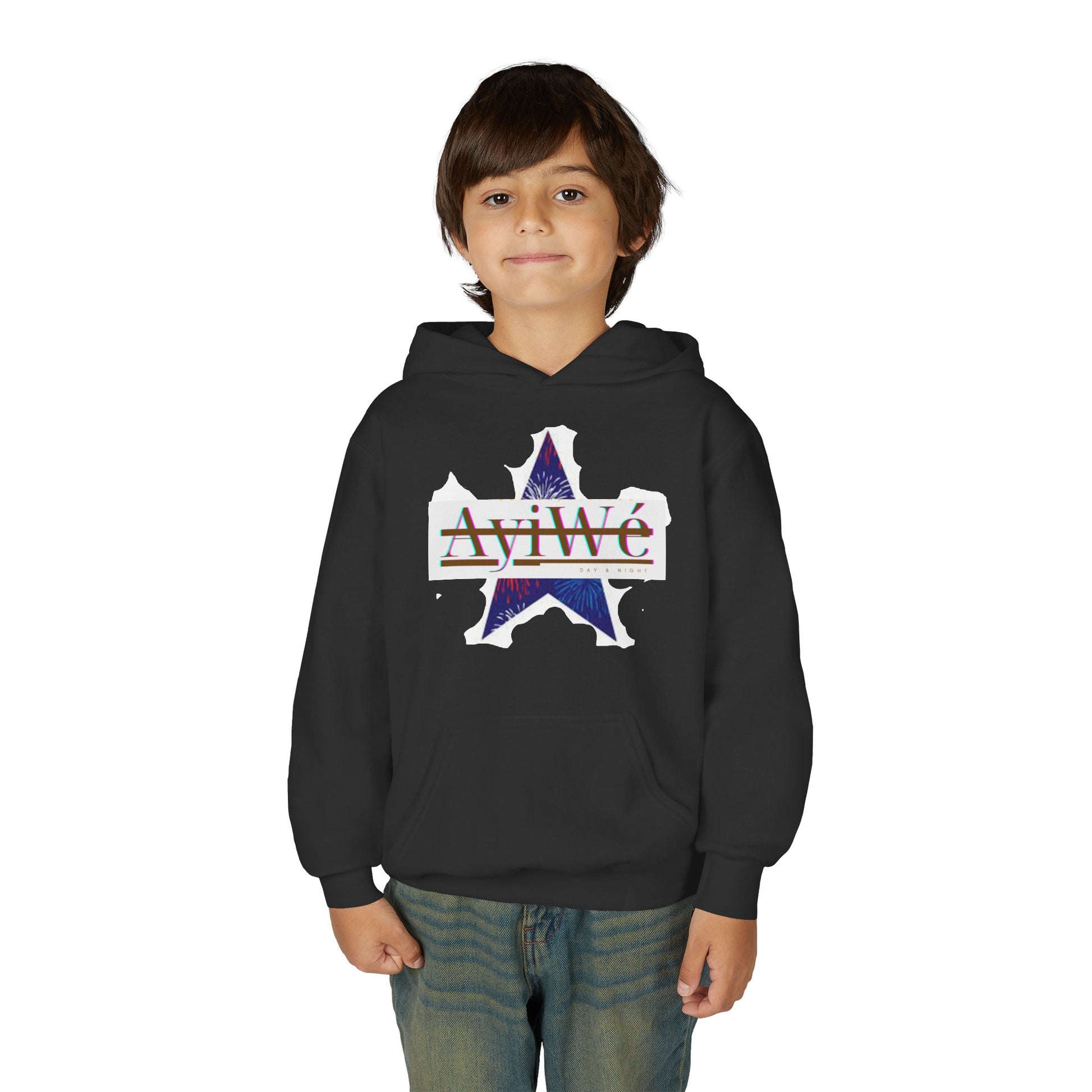AyiWé Young - 1 Youth Heavy Blend Hooded Sweatshirt - AyiWé Fashion & Style