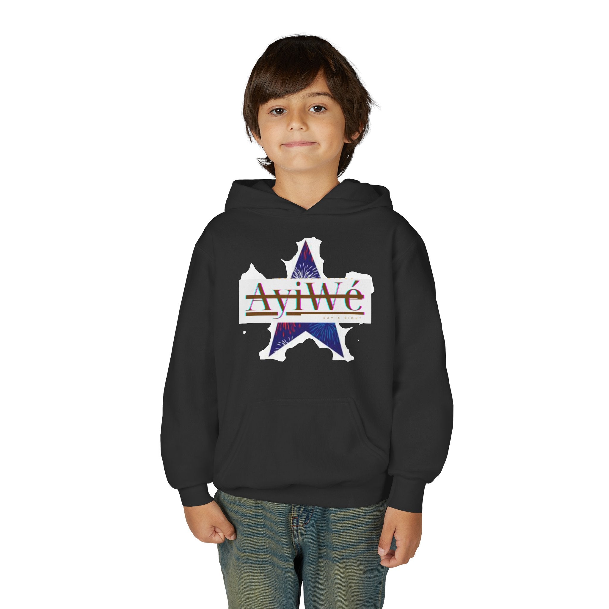 AyiWé Young-1 Youth Heavy Blend Hooded Sweatshirt