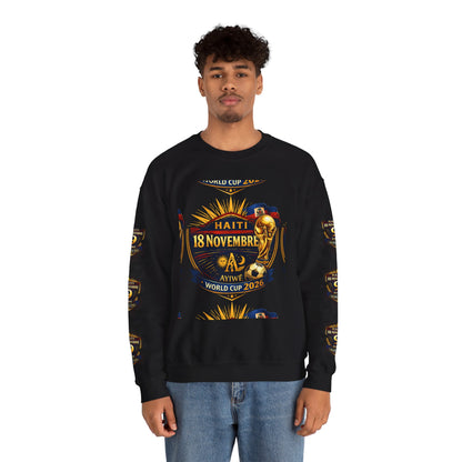 Ayiti18WC - Goal1 Unisex Heavy Blend™ Crewneck Sweatshirt by AyiWe F&S - AyiWé Fashion & Style