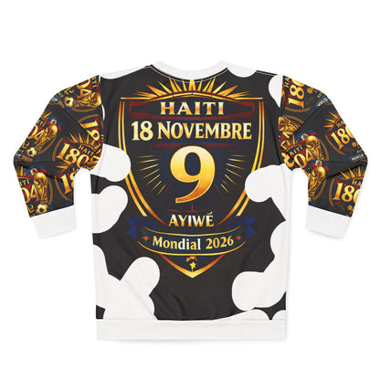 Ayiti18WC - 09Champion Unisex Sweatshirt (AOP) by AyiWe F&S - AyiWé Fashion & Style