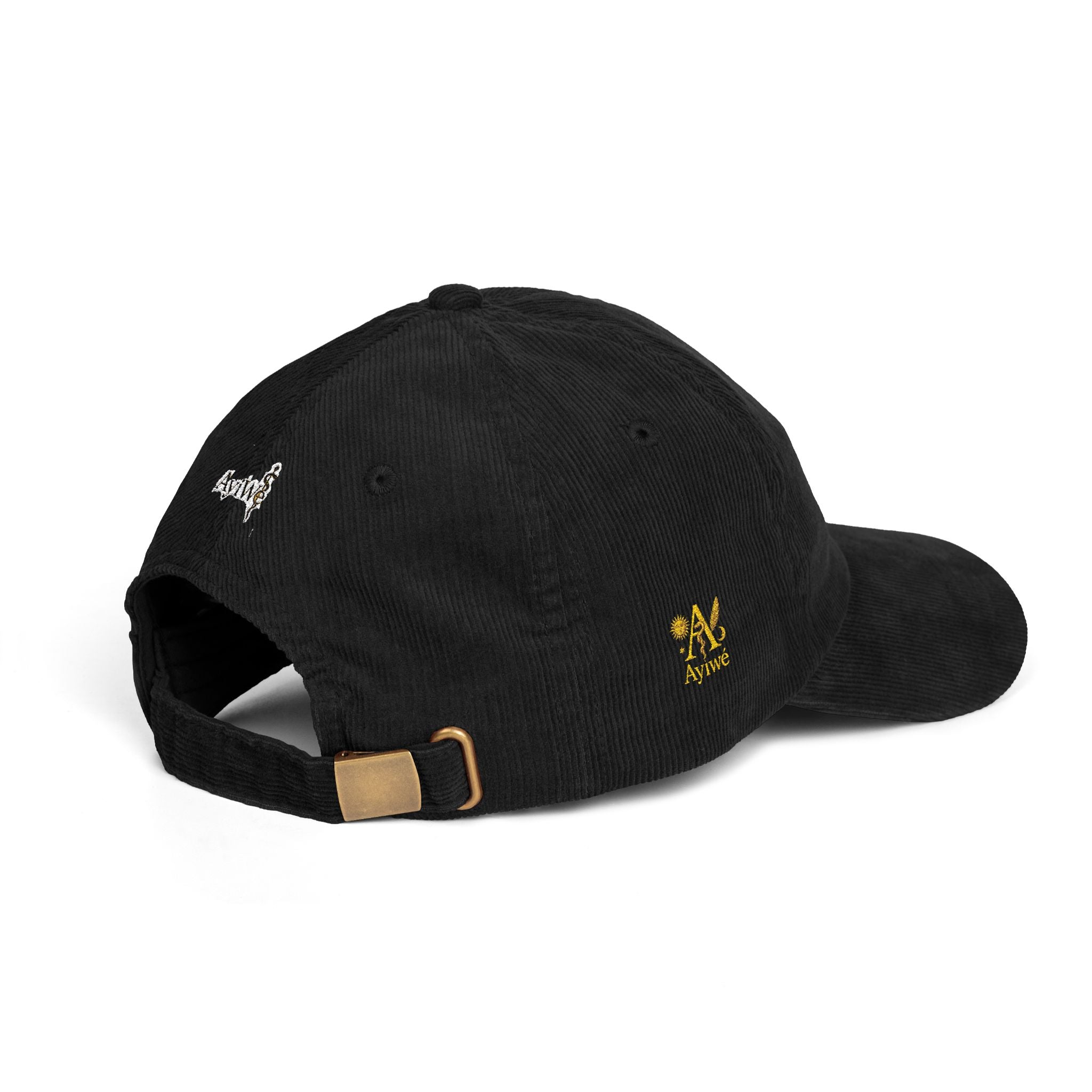 AyiWé Day and Night 1 Vintage Corduroy Cap (Embroidery)