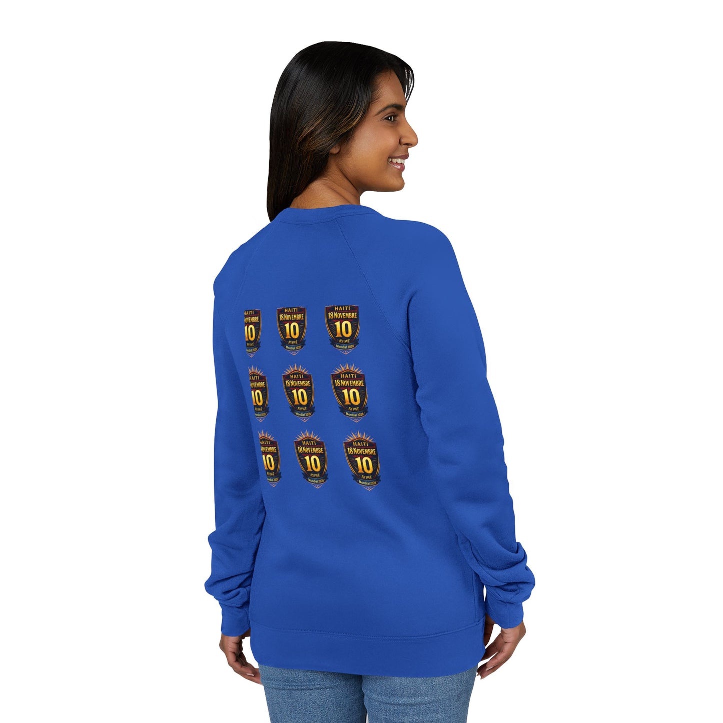 ht - Champion 2026 Unisex Sponge Fleece Raglan Sweatshirt by AyiWe F&S - AyiWé Fashion & Style