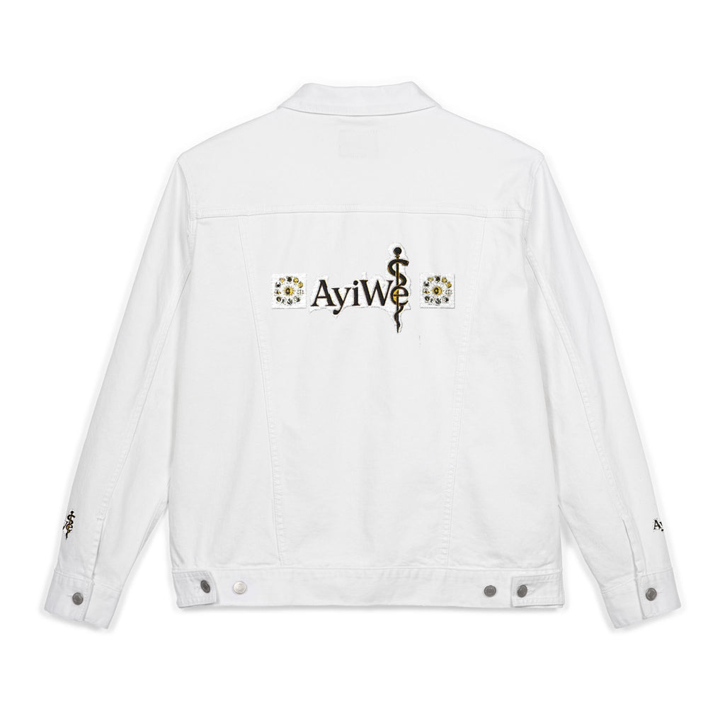 1AyiWé-Day&Night12 Unisex Denim Jacket (Embroidery)