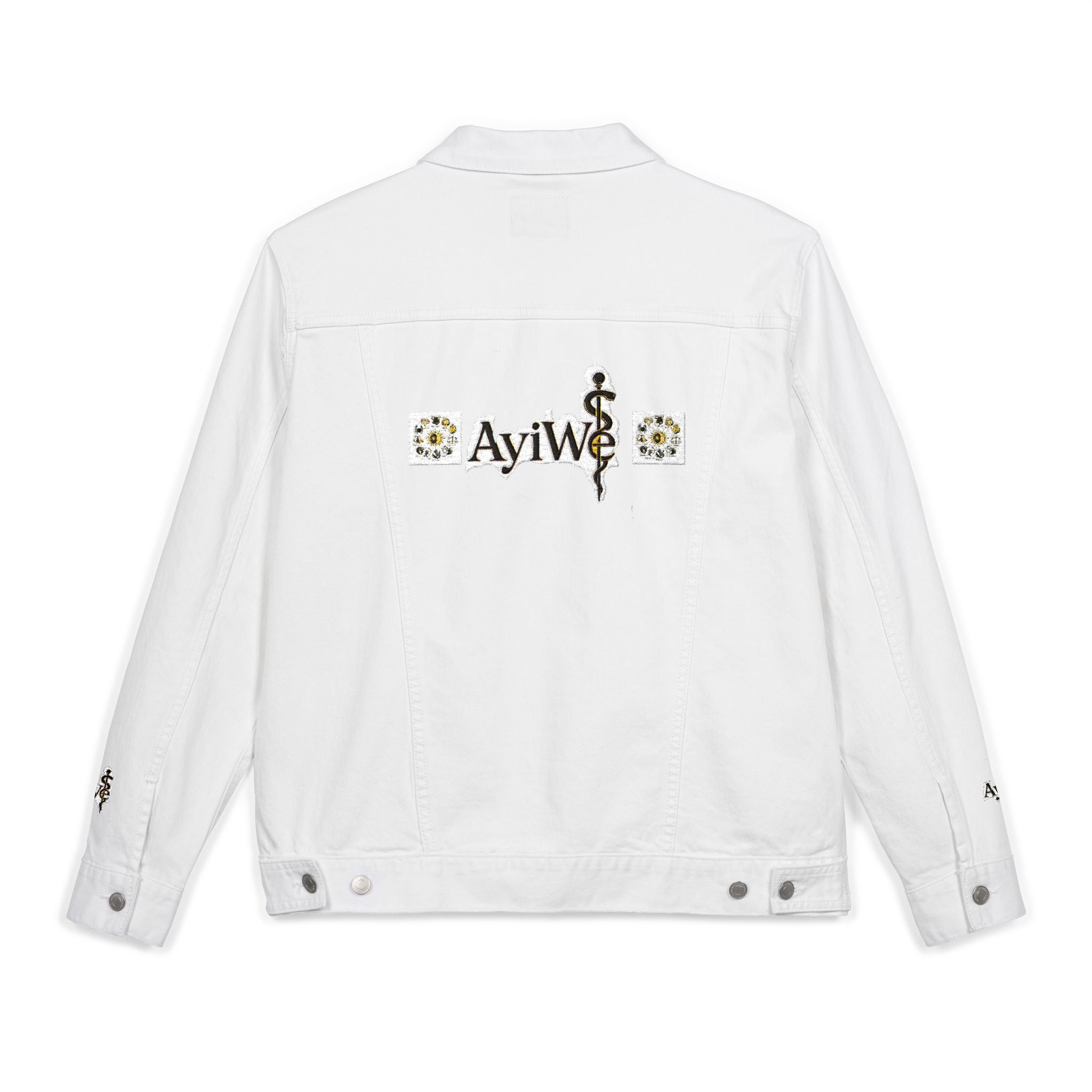 1AyiWé-Day&Night12 Unisex Denim Jacket (Embroidery)