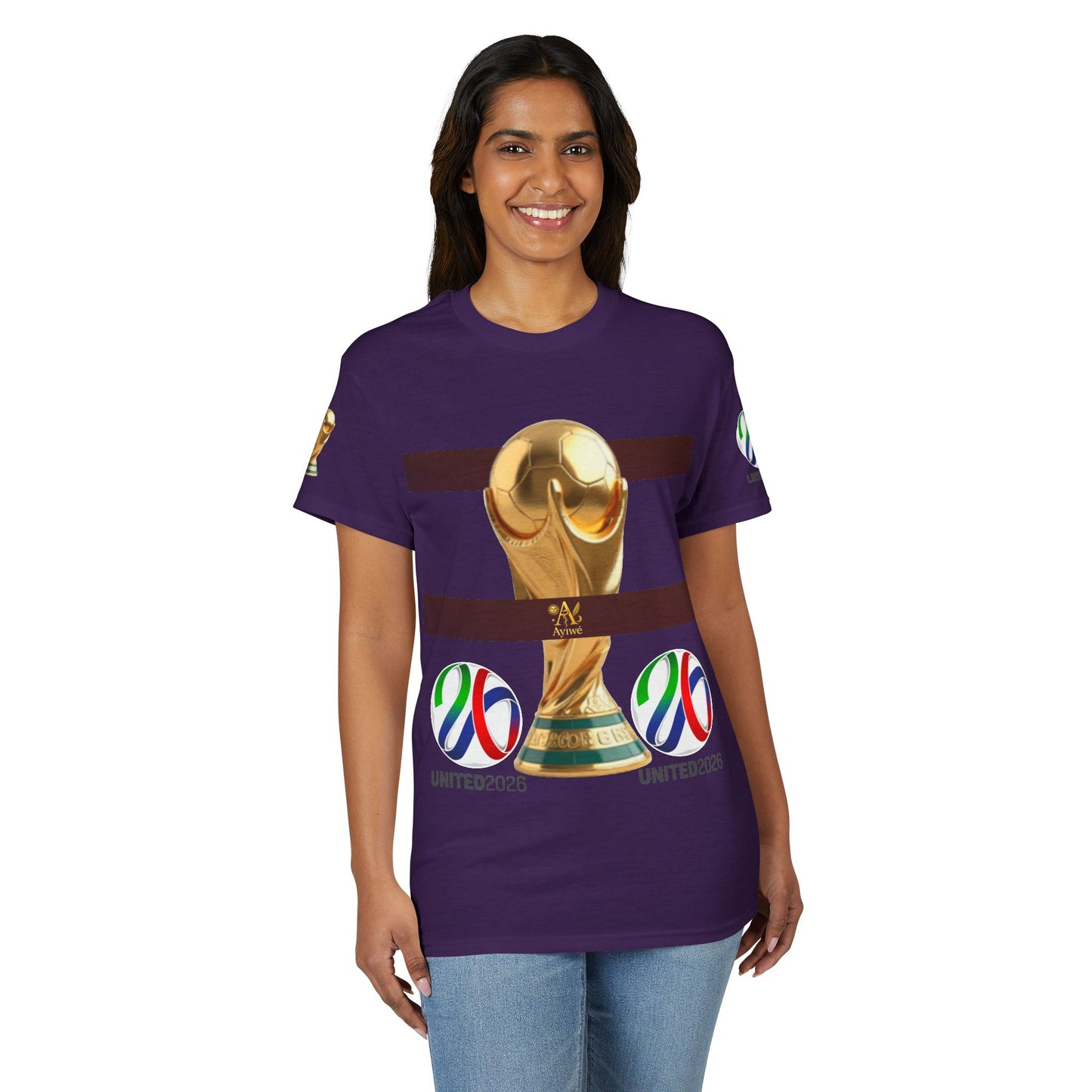 Unity03-Ayi Unisex DryBlend® T-Shirt. Powered by AyiWe F&S