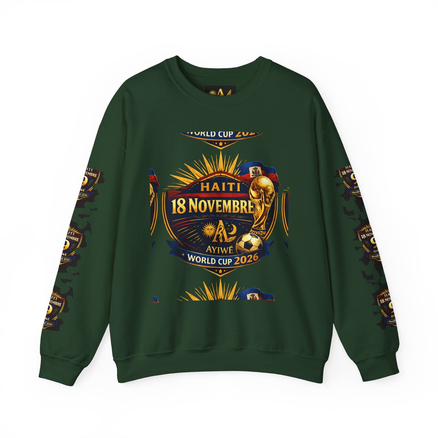 Ayiti18WC - Goal1 Unisex Heavy Blend™ Crewneck Sweatshirt by AyiWe F&S - AyiWé Fashion & Style