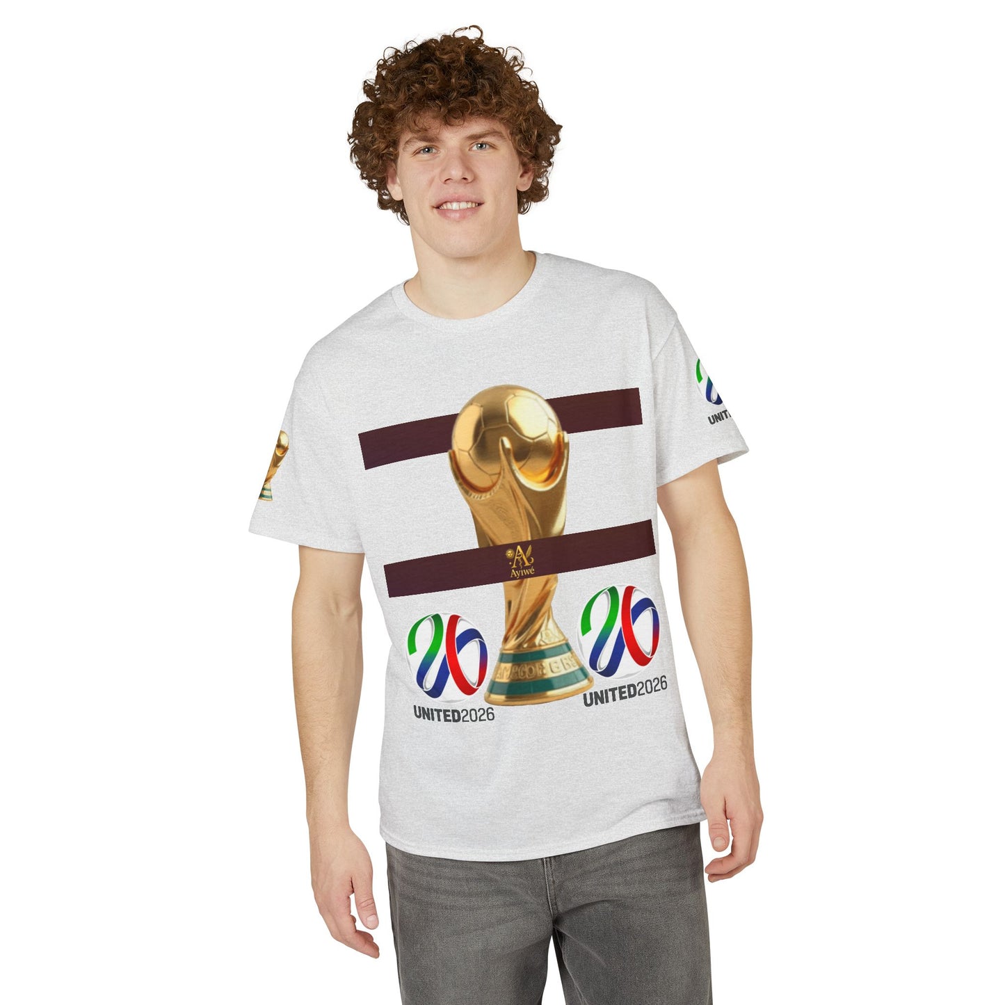 Unity03-Ayi Unisex DryBlend® T-Shirt. Powered by AyiWe F&S