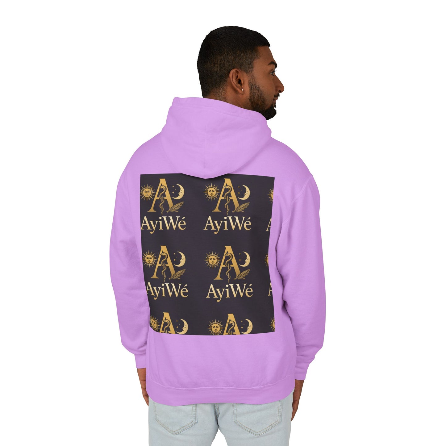 Ayi06 Unisex Lightweight Hooded Sweatshirt. Powered by AyiWe FS