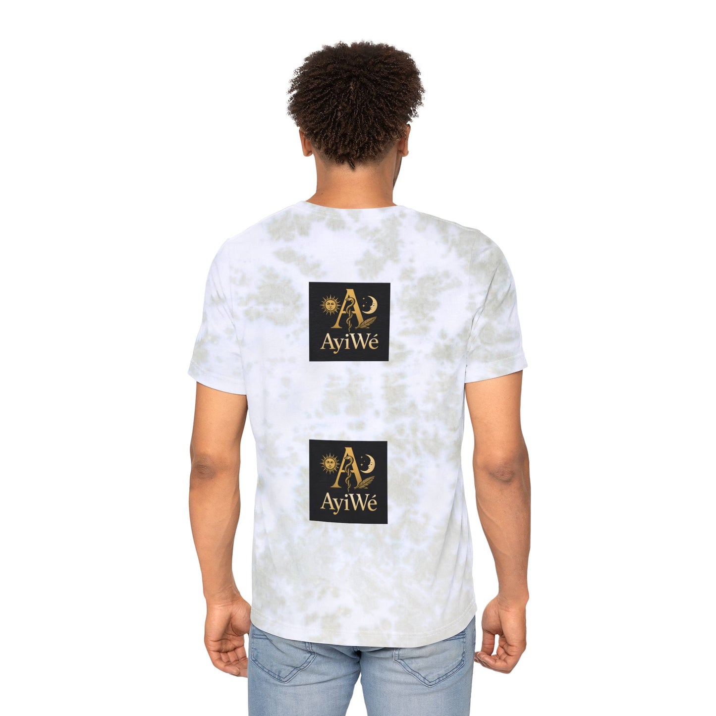 Gard01-Ayi Unisex FWD Fashion Tie-Dyed T-Shirt. Powered by AyiWe FS.