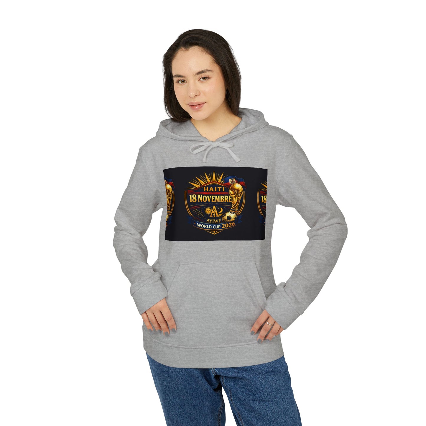 Haiti - 18Nov. adidasXAyiWe Unisex Fleece Hoodie by AyiWe F&S - AyiWé Fashion & Style