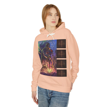 Ayi06 Unisex Lightweight Hooded Sweatshirt. Powered by AyiWe FS