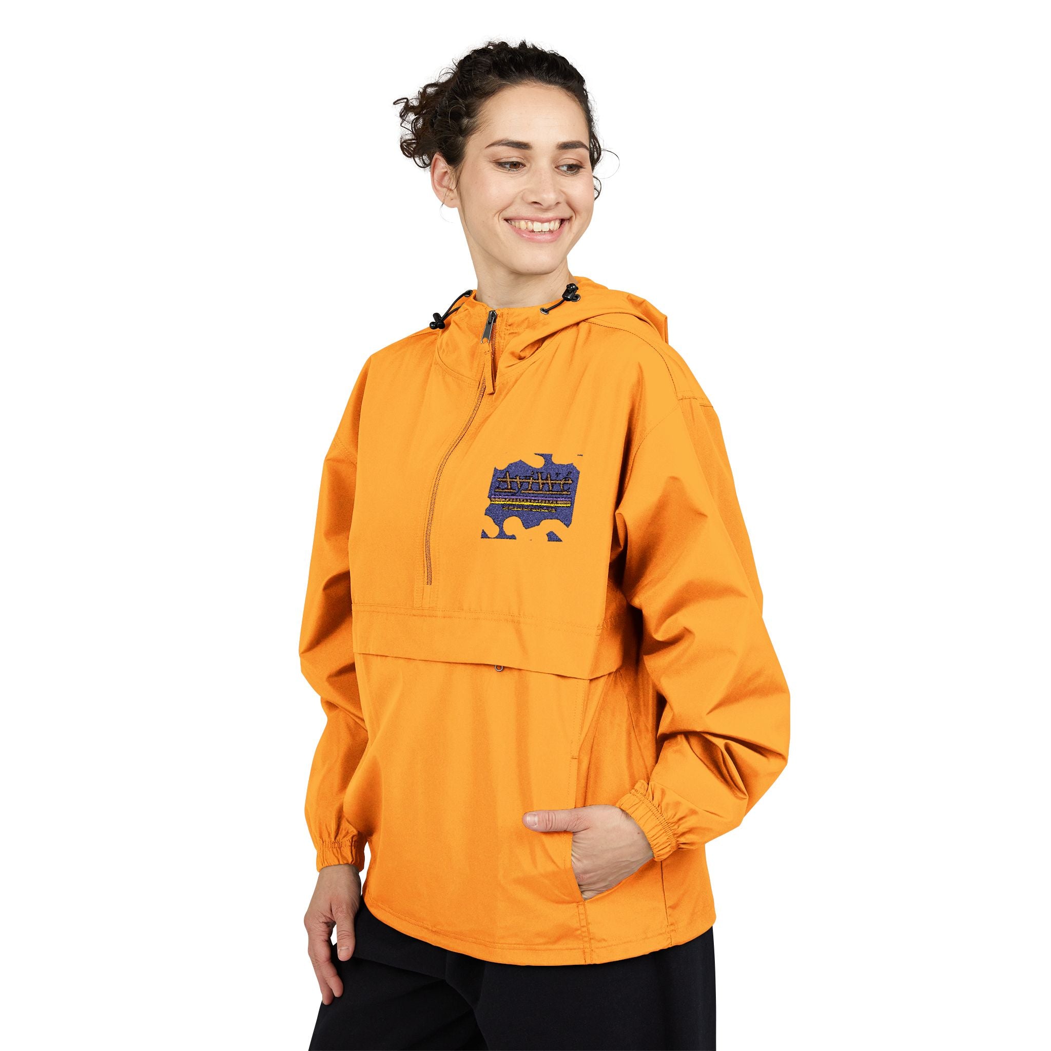 AyiWe13-Champion Unisex Packable Anorak Jacket