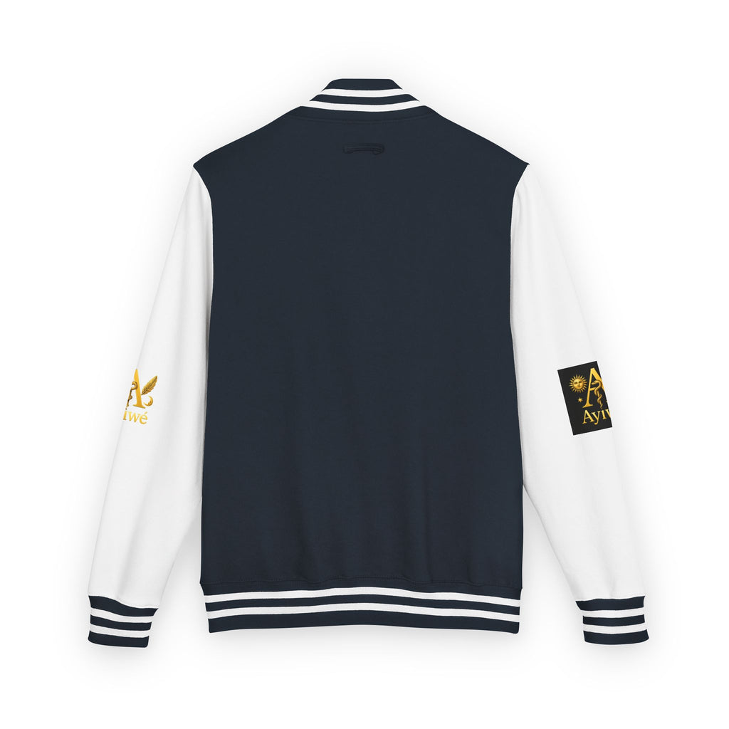 1-A High DegreAyiWé Unisex Heavyweight Letterman Jacket