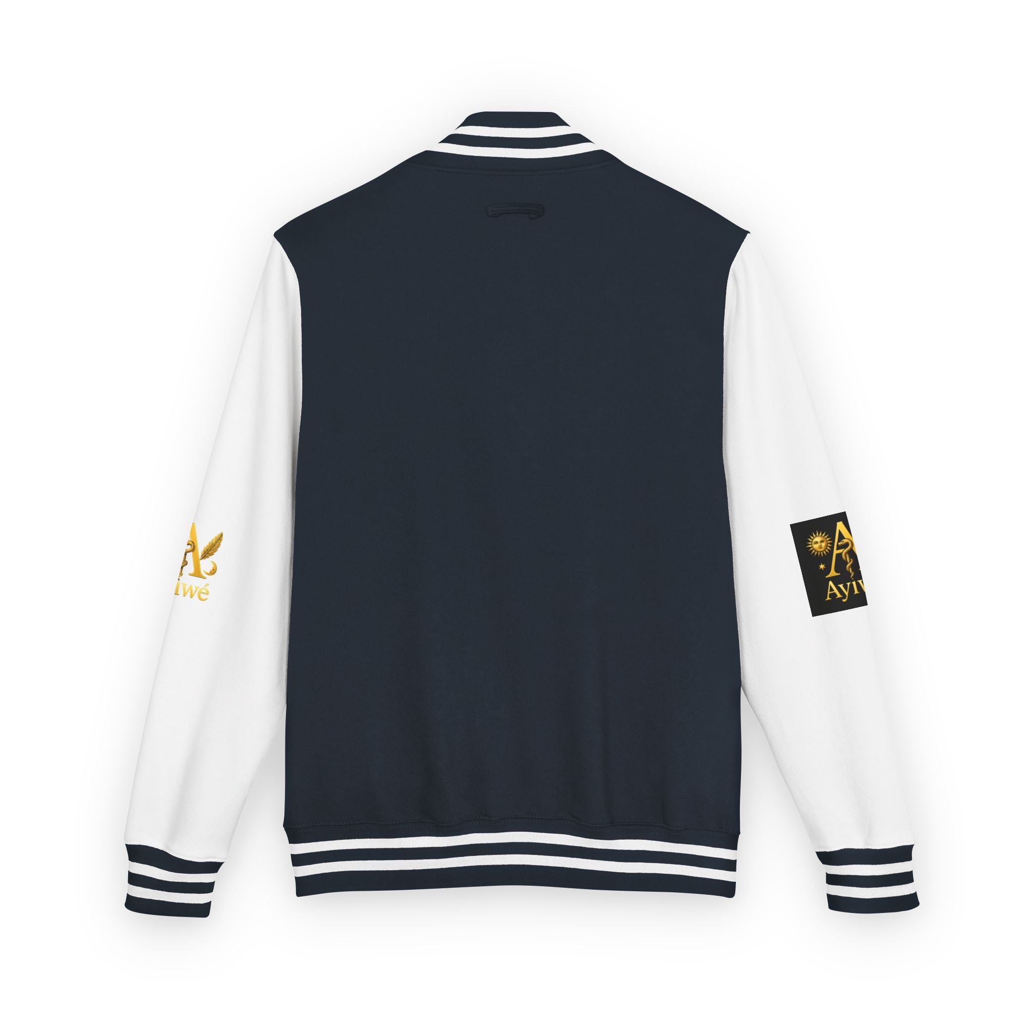 1-A High DegreAyiWé Unisex Heavyweight Letterman Jacket