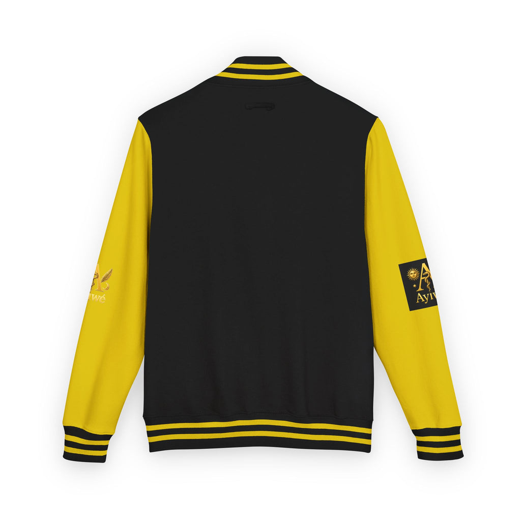 1-A High DegreAyiWé Unisex Heavyweight Letterman Jacket
