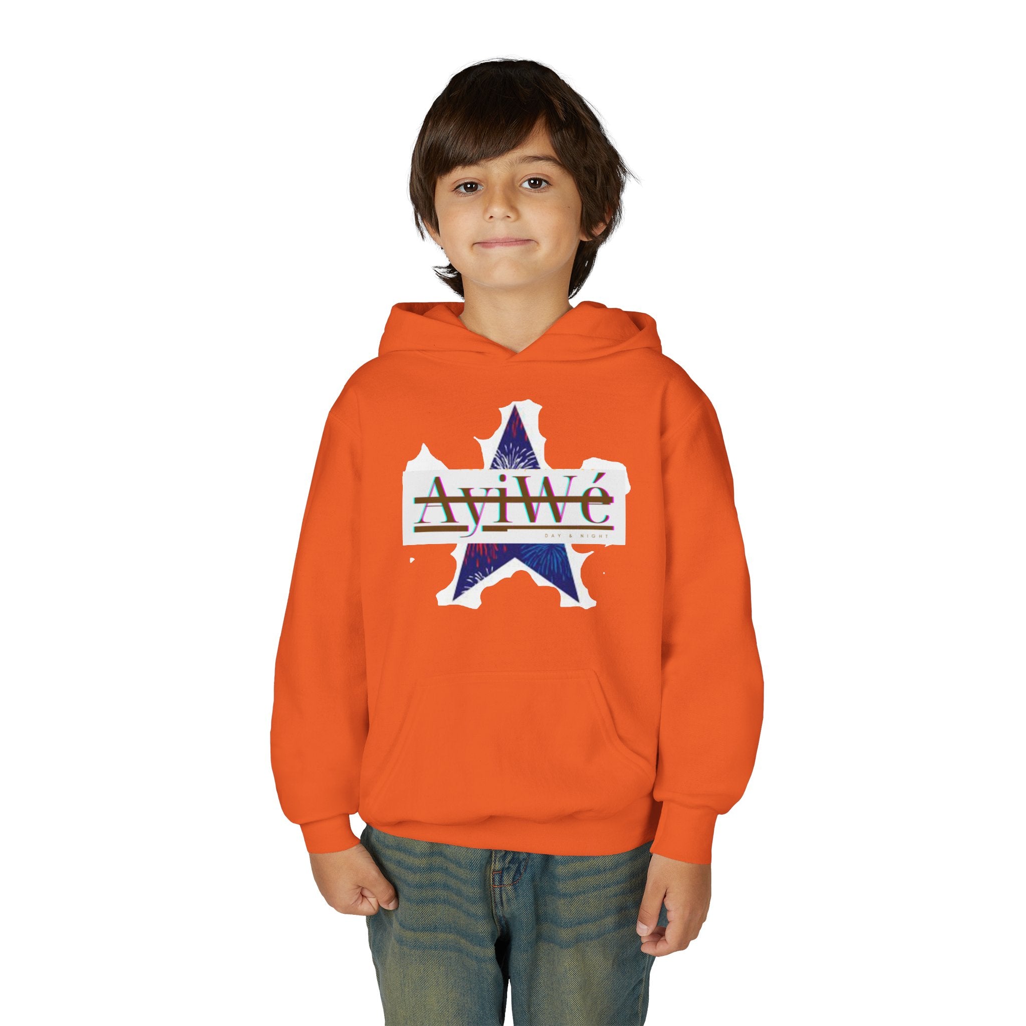 AyiWé Young-1 Youth Heavy Blend Hooded Sweatshirt