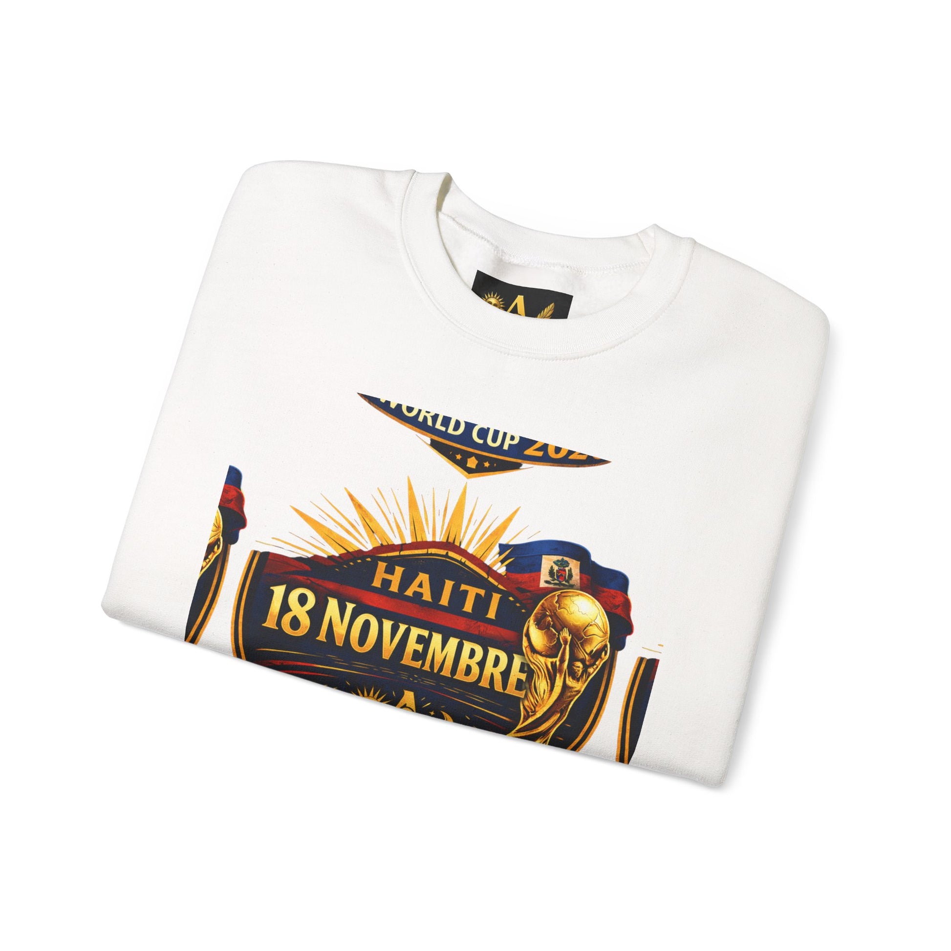 Ayiti18WC - Goal1 Unisex Heavy Blend™ Crewneck Sweatshirt by AyiWe F&S - AyiWé Fashion & Style