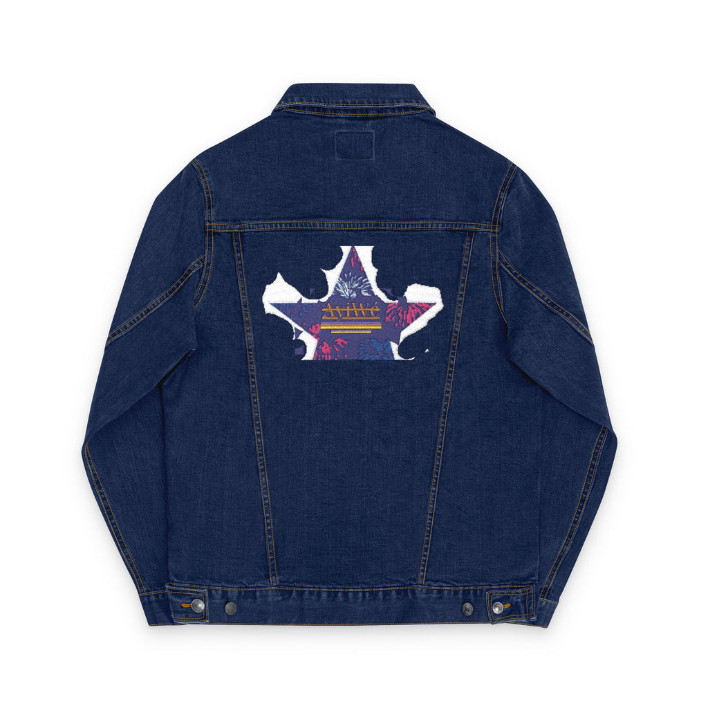 Fibonacci-AyiWeF Unisex Denim Jacket (Embroidery)