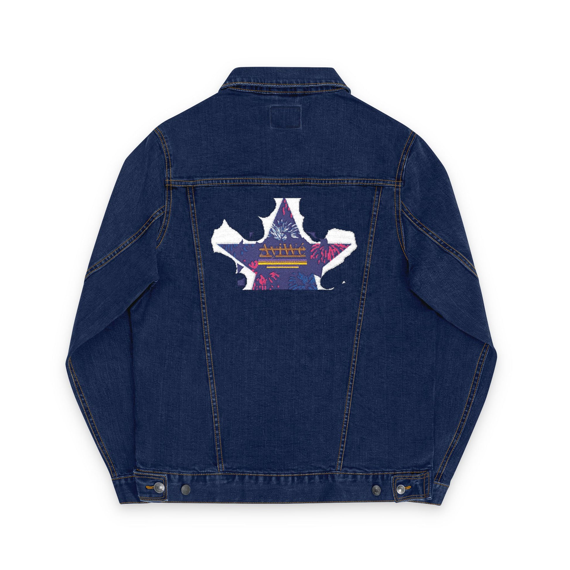 Fibonacci - AyiWeF Unisex Denim Jacket (Embroidery) - AyiWé Fashion & Style