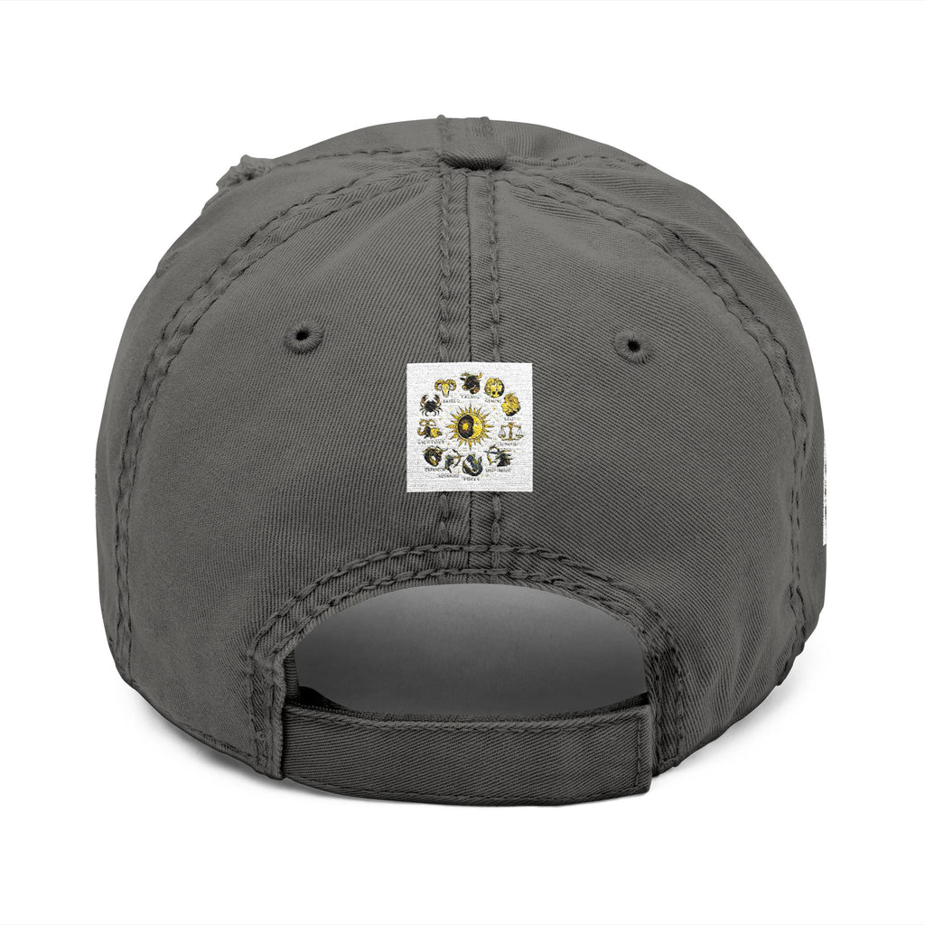 AB3-AyiWé Distressed Dad Hat (Embroidery)
