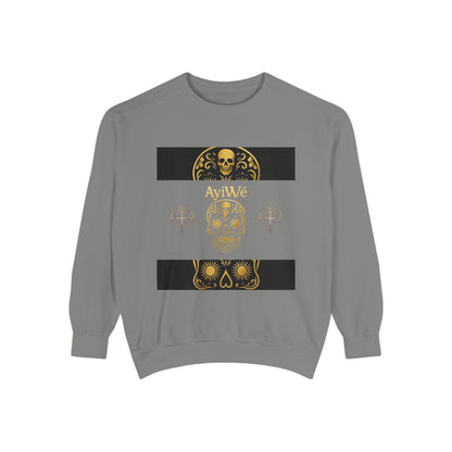 4K-Ayi Unisex Garment-Dyed Sweatshirt. Powered by AyiWe FS