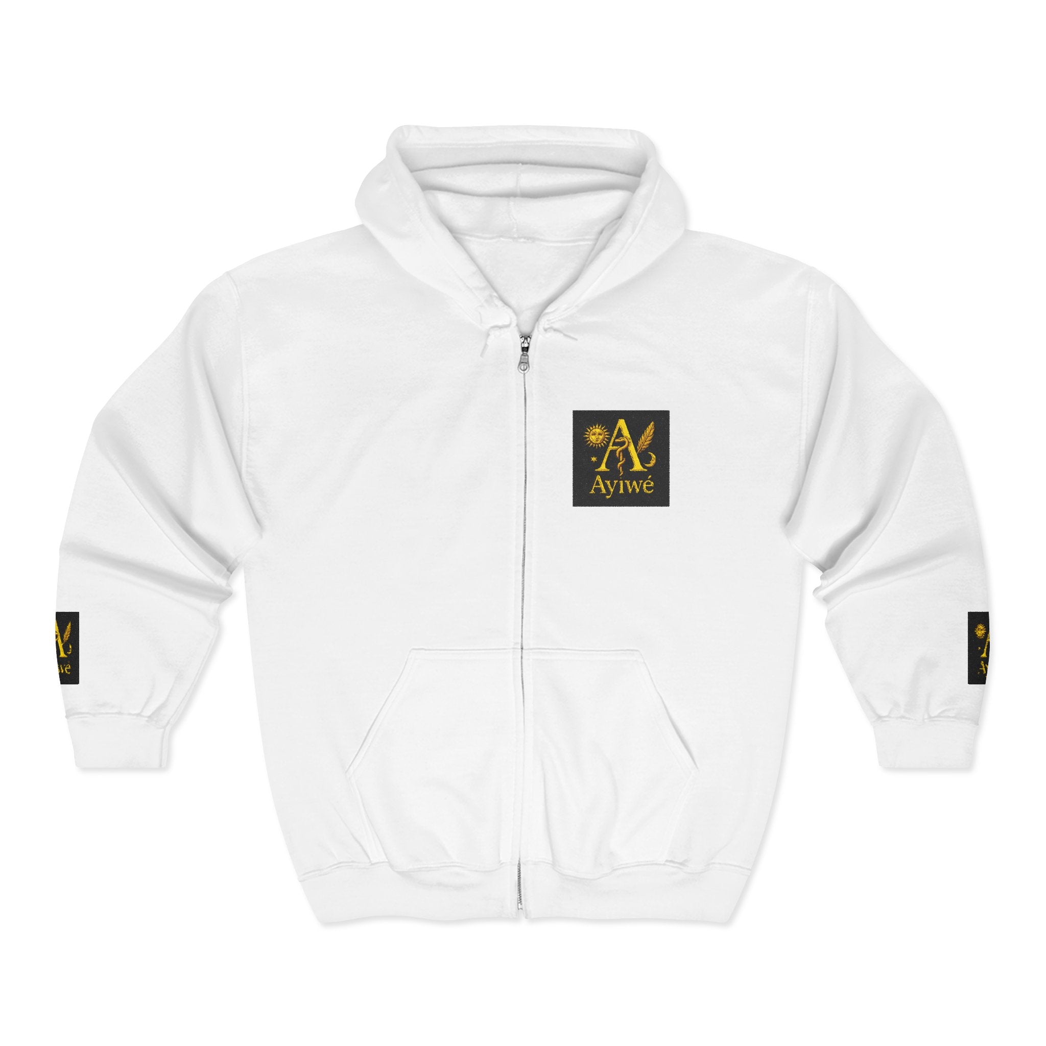 AyiWé-Pure1 Unisex Heavy Blend™ Full Zip Hooded Sweatshirt