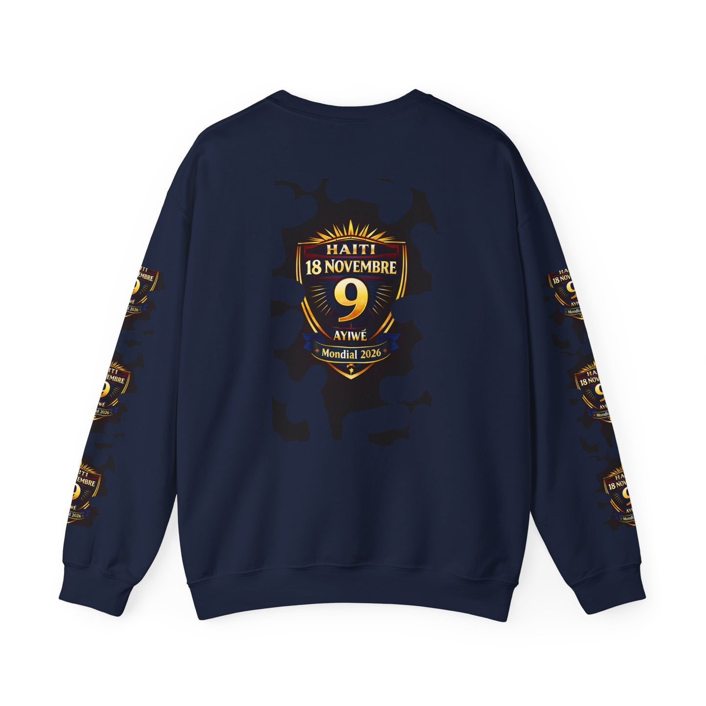 Ayiti18WC - Goal1 Unisex Heavy Blend™ Crewneck Sweatshirt by AyiWe F&S - AyiWé Fashion & Style