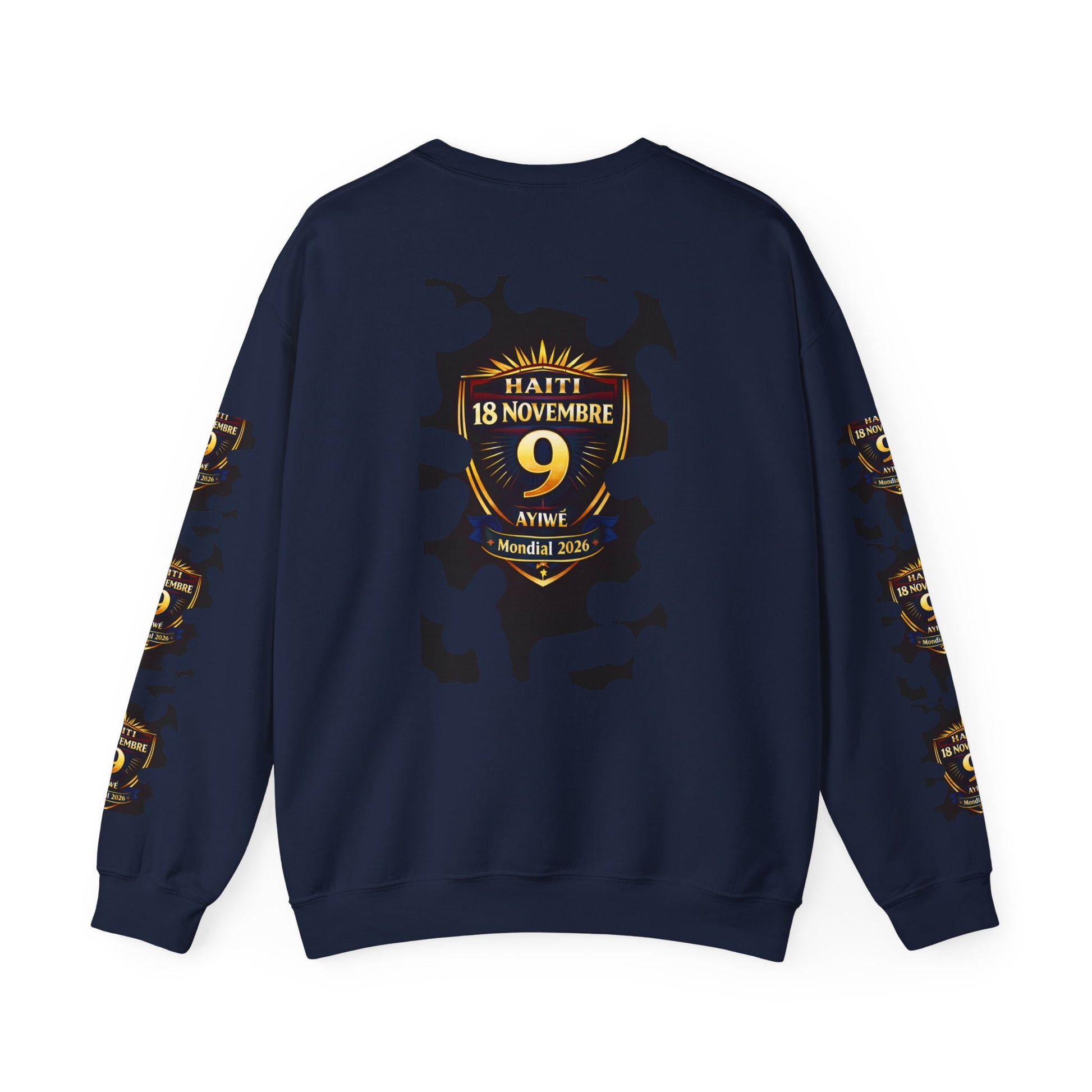 Ayiti18WC - Goal1 Unisex Heavy Blend™ Crewneck Sweatshirt by AyiWe F&S - AyiWé Fashion & Style