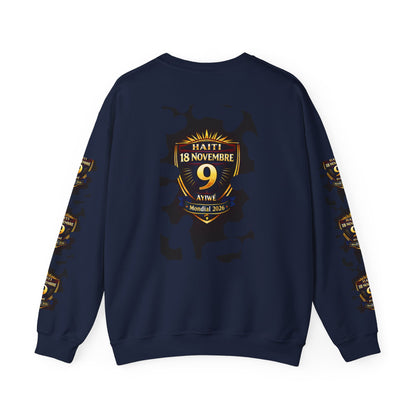 Ayiti18WC - Goal1 Unisex Heavy Blend™ Crewneck Sweatshirt by AyiWe F&S - AyiWé Fashion & Style