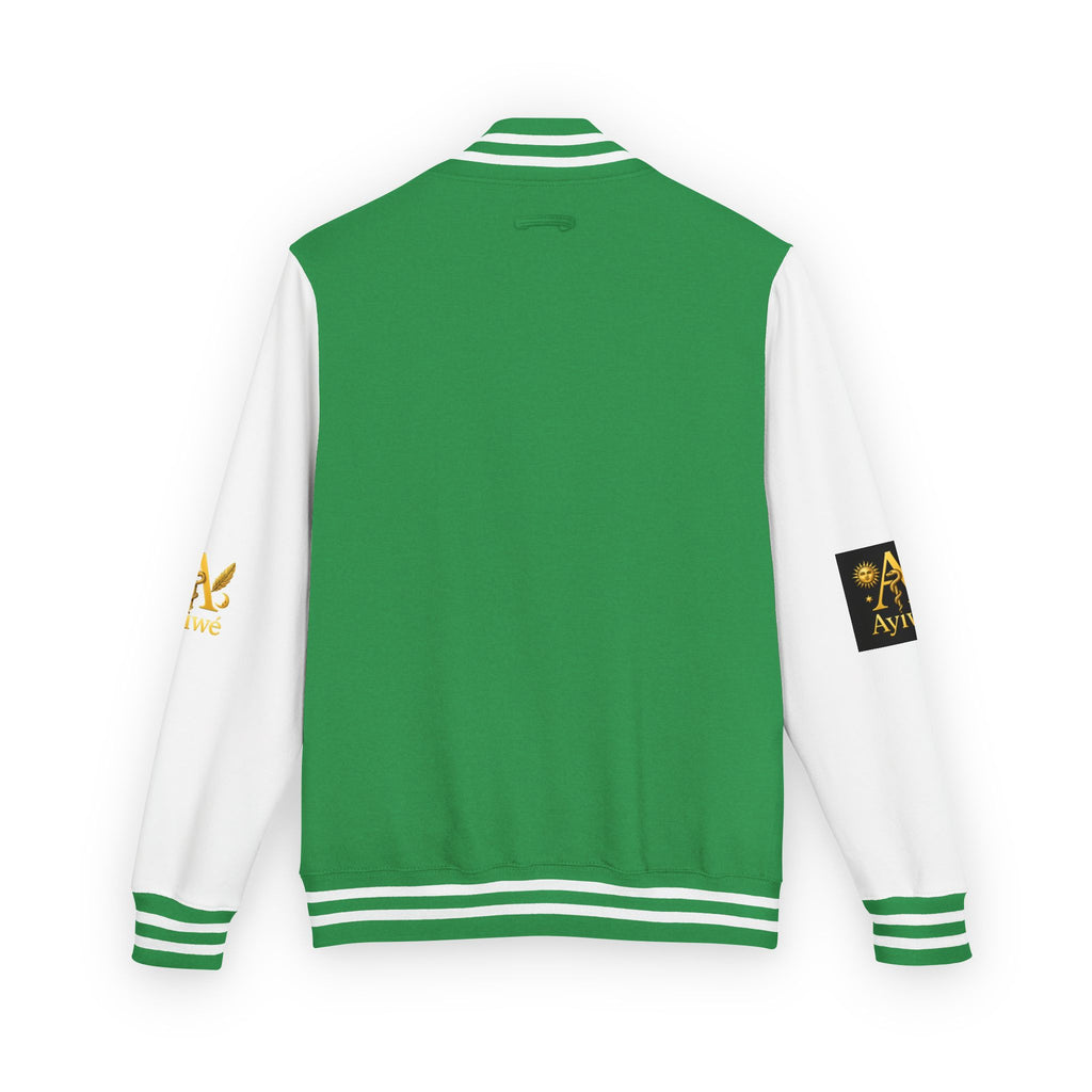 1-A High DegreAyiWé Unisex Heavyweight Letterman Jacket